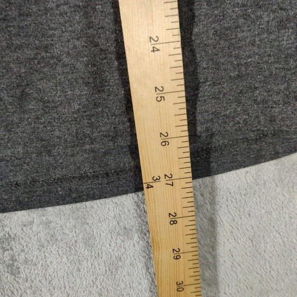 Adidas Shirt Mens Dark Gray Badge of Sport Classic Work Out Wear Active‎ Wear - Picture 4 of 6